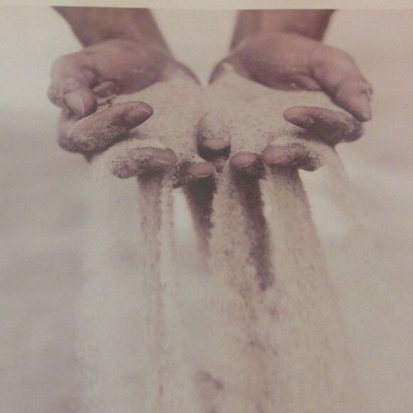 Muted Beach Scenes on canvas-look fabric prints - Picture 5 of 6